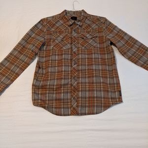 Prana Snap Button Down Shirt